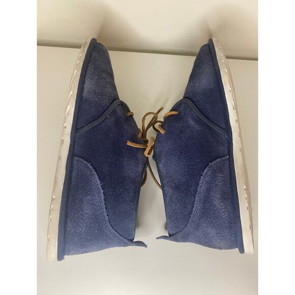 UGG CHUKKA BOOTS MENS 13 SUEDE LEATHER MAKSIM BLUE WOOL LINED LACE UP COMFORT - Picture 13 of 14